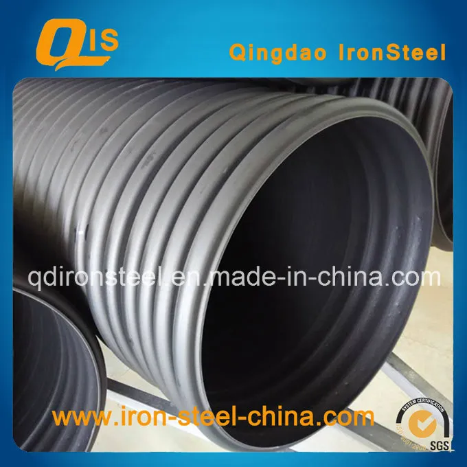 HDPE spiral Bellows Pipe Reinforced by Steel Belt
