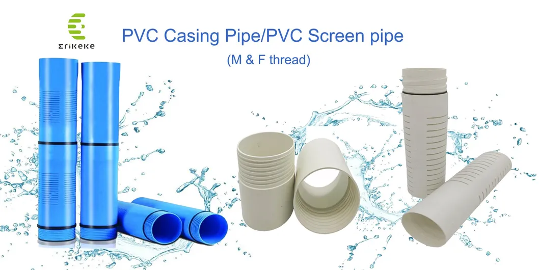 Customized Inch Porous PVC Water Well Casing Pipe
