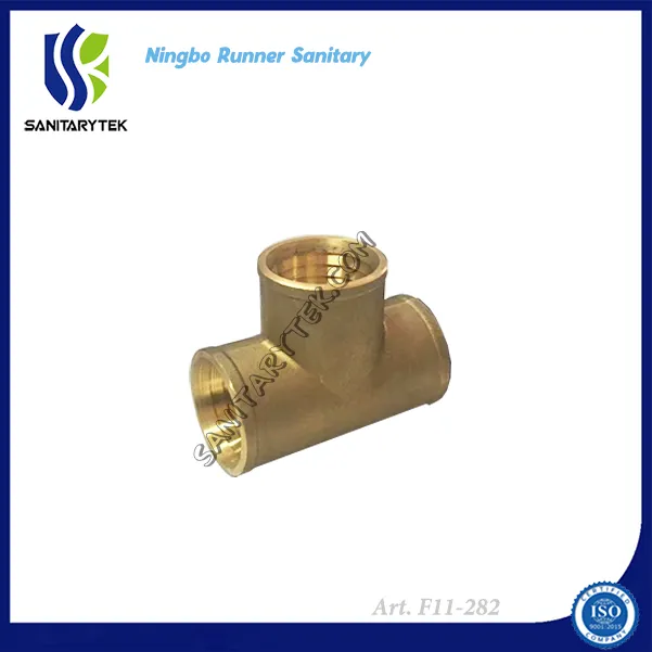 Brass Fitting for Pressure PE Pipe Straight Coupling