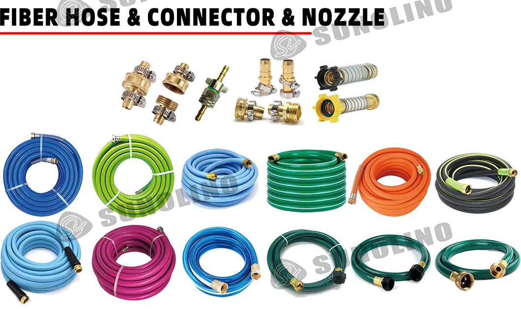 Clear Flexible PVC Plastic Nylon Braided Reinforced Water Pipe