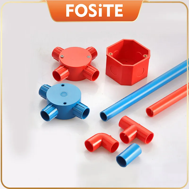 PVC Plastic White Insulation Flame Retardant Wire Pipe