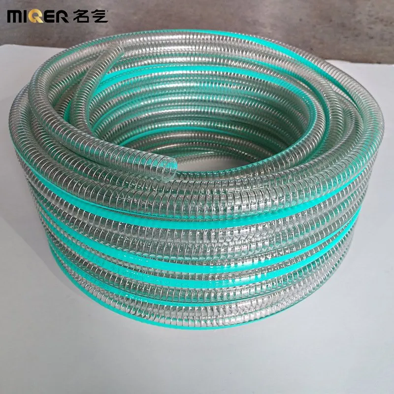 1-1/2" Flexible Durable Food Grade PVC Steel Wire Hose Pipe for Juice Transport