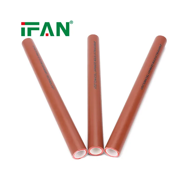Ifan Good Quality Plastic Material Pph Plumbing High Pressure Brown Color Pph Plumbing Pipe 1/2'