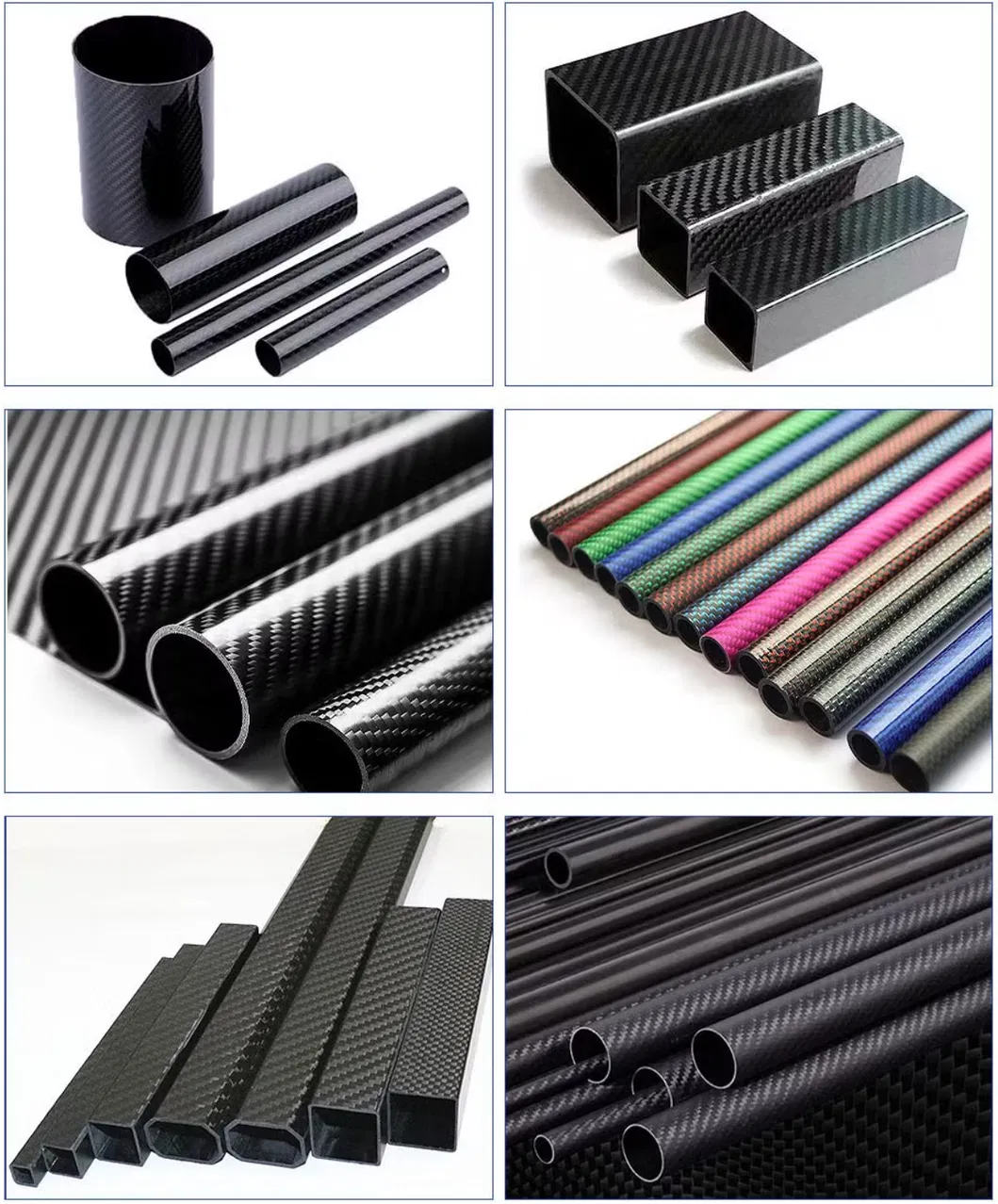 3K Carbon Fiber Tube, High-Strength and High-Modulus Carbon Tube Material