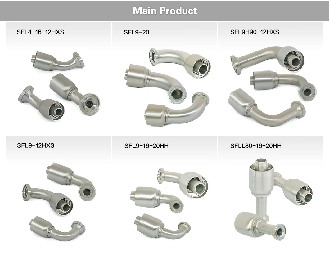 Jic Female High Pressure Tube Quick Coupling Connector Carbon Steel Fitting Pipe Adapter Parker Hose Fittings