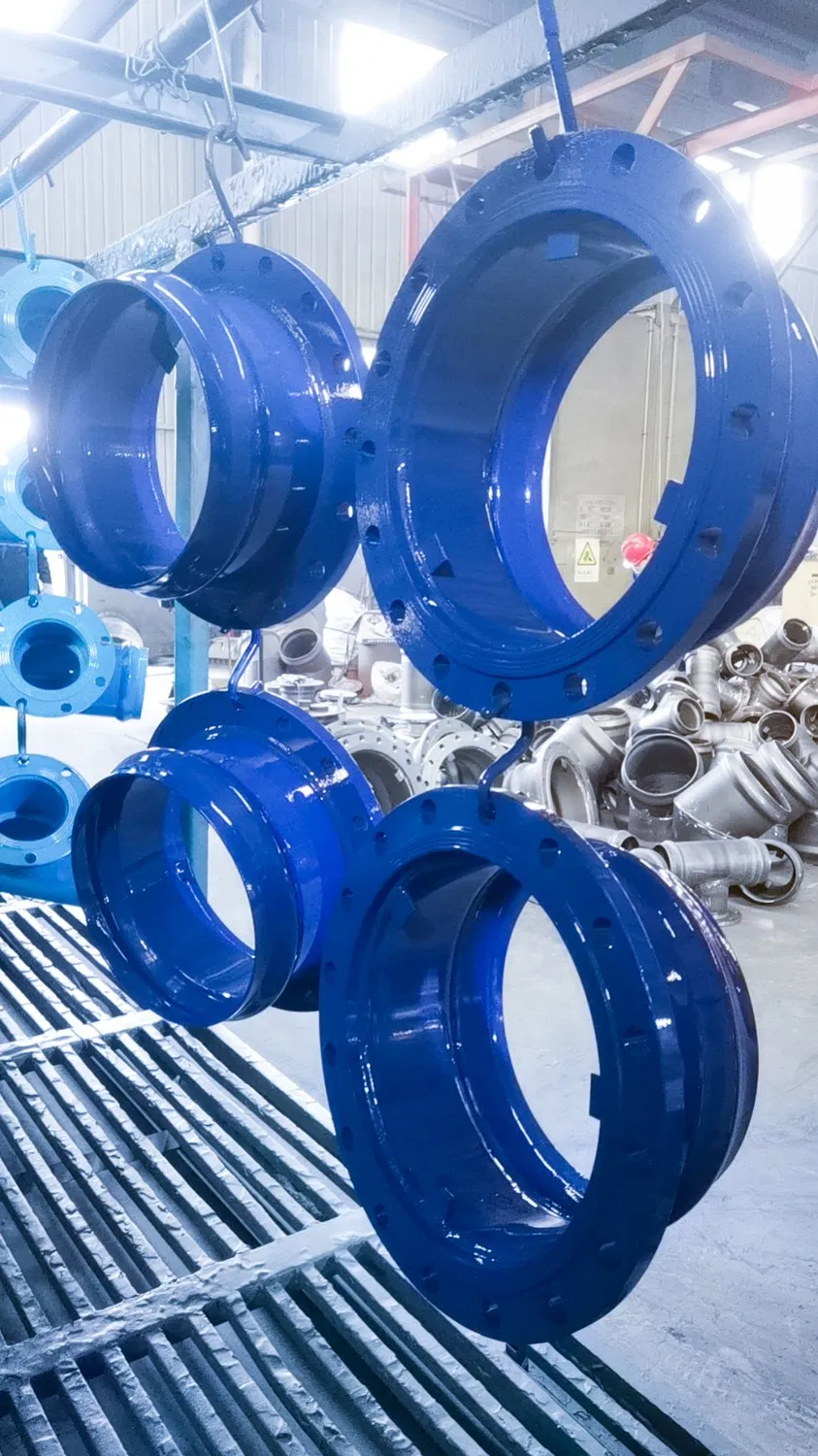 China Supplier En545 Ductile Iron Cast Iron Pipe Fittings Universal Pipe Restraint Flange Adaptor fo