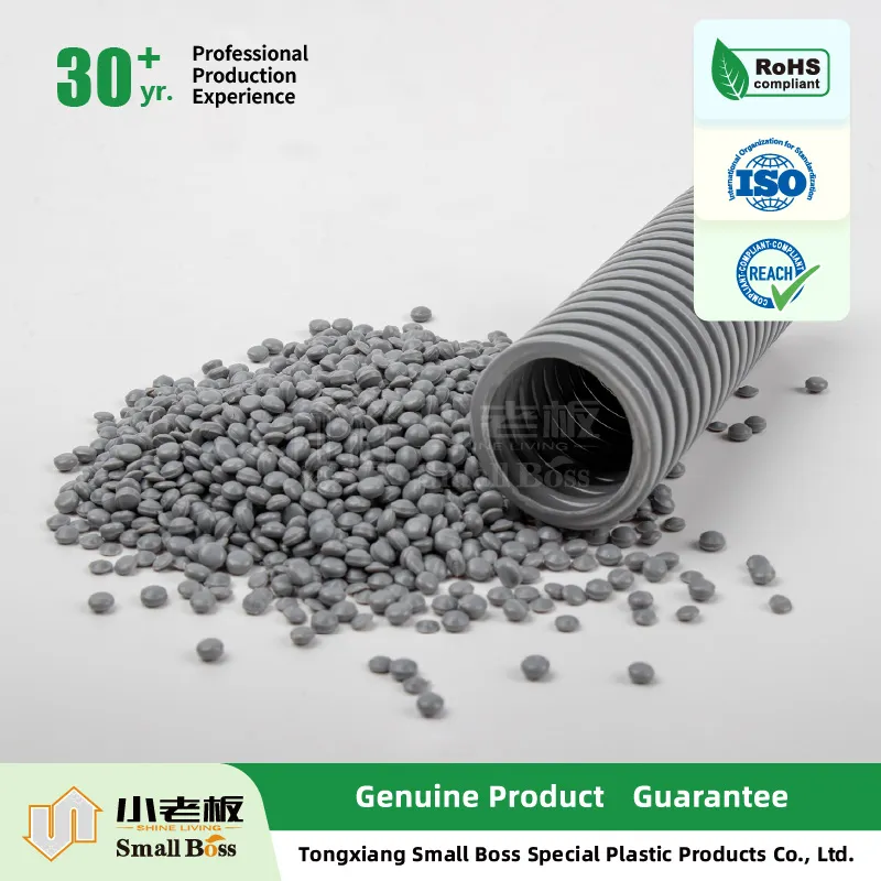Factory Direct Sale Soft PVC Compound Granules Pellets for Corrugated Pipe