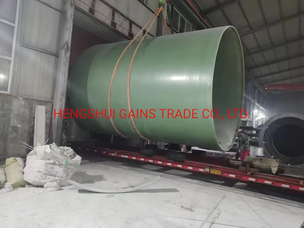 GRP FRP Desulfurization Pipes Fgd Tubes for Coal-Fired Power Plant