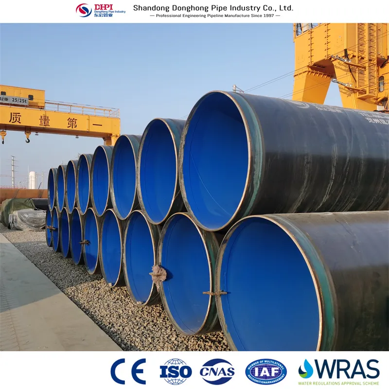 Dhpi Industrial Construction Steel Pipes, Internal and External Epoxy Coated Steel Pipes, API5l High