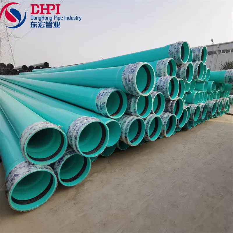 Dhpi Green Sn8 Grade PVC-Uh Drainage Pipe PVC Sewage Pipe DN300mm Seawater Aquaculture Pressure-Free