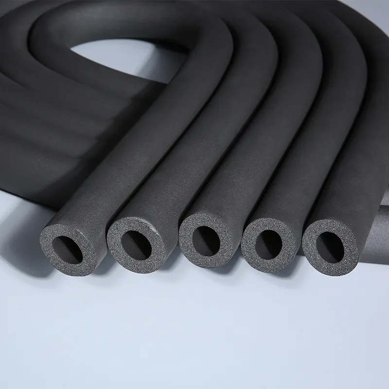 Hot Selling Foamed NBR PVC Rubber Foam Insulation Pipe Thermal Insulation Foam Pipes for Air Conditi