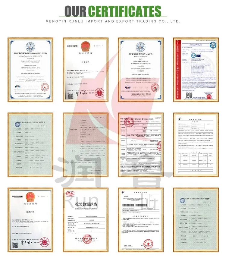125mm Durable PVC Stormwater Pipe with Corrugated Design