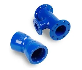 Customized All Flanged Tee En545 En598 PVC Ductile Iron Pipe Fitting