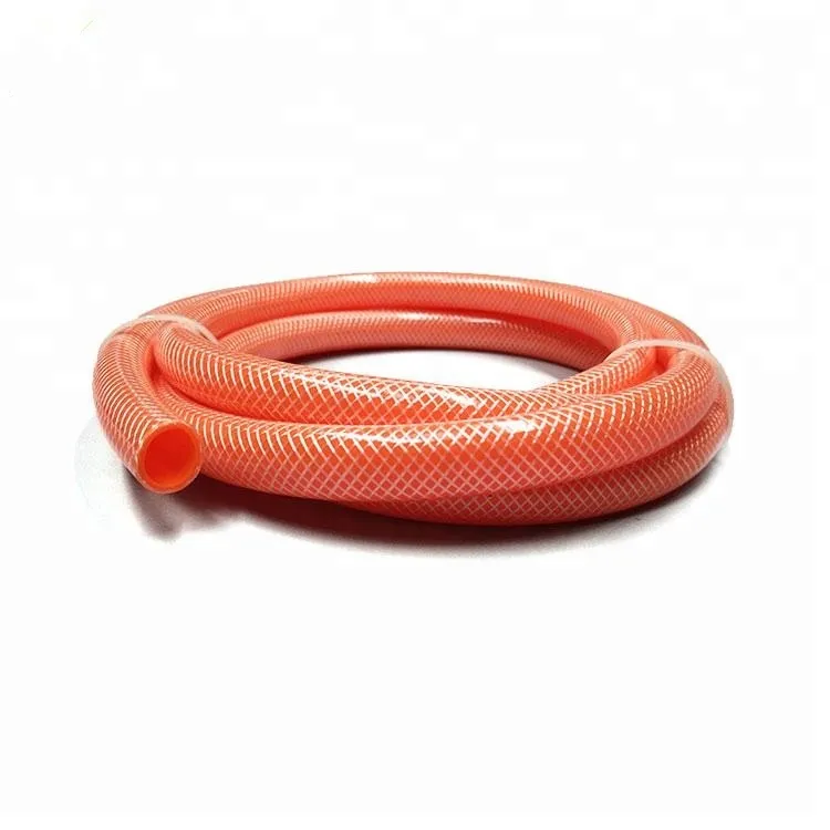 Polyester Braided Reinforced Clear Flex PVC Tubing 1/8 to 3 Inch