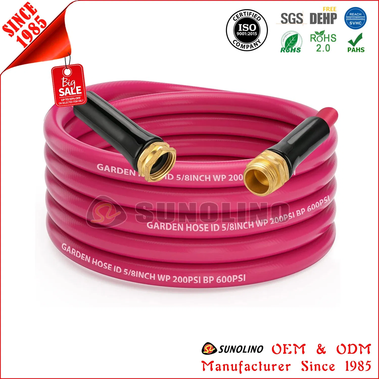 PVC Flexible Stretch Vacuum Garden Cleaning Water Pipe of Nylon Braided