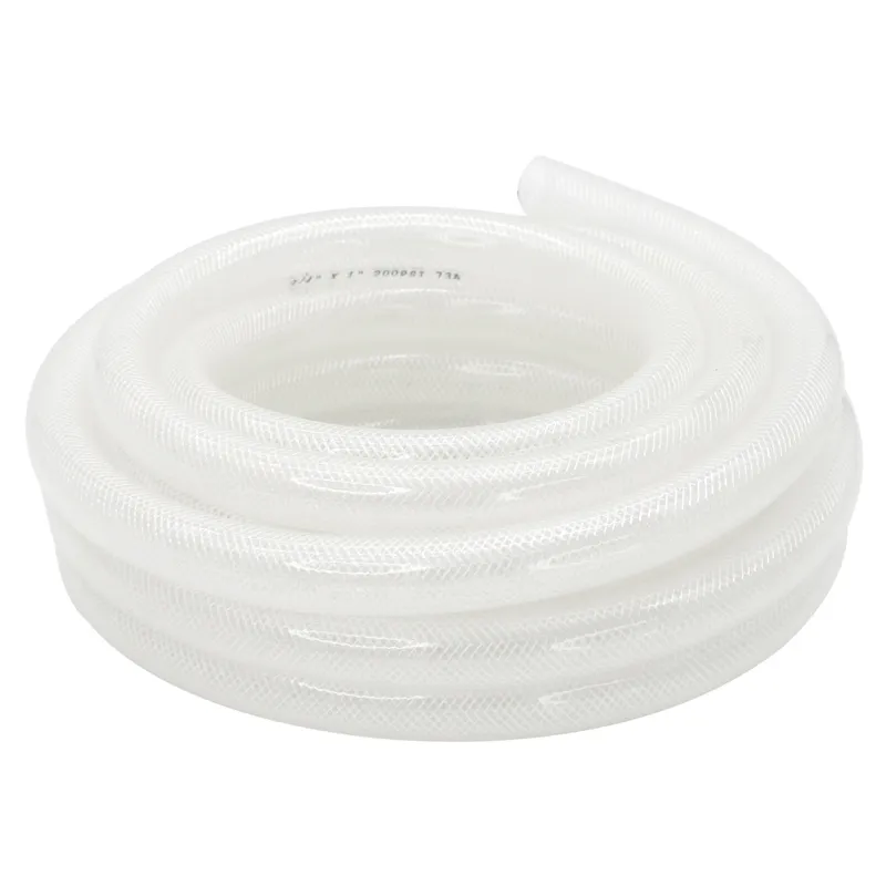 PVC Polyester Fiber Braided Reinforced Water Hose Pipe with Symbol Lines PVC Polyester Fiber Braided Reinforced Water Hose Pipe with Symbol Lines