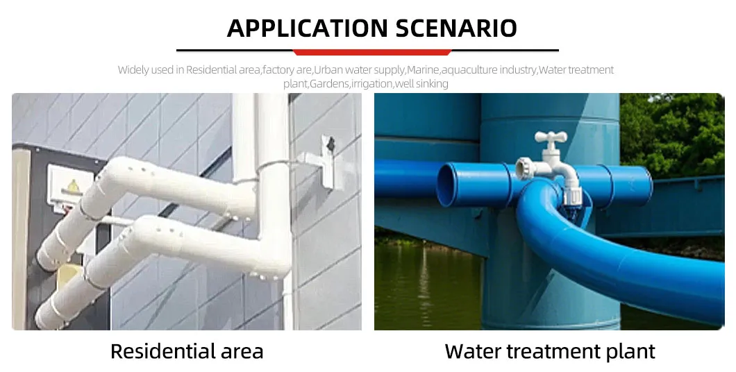 Gardens Excellent Corrosion Resistance PVC Flexible Pressure Hose/Rigid Pipe Drainage Systems Pipe