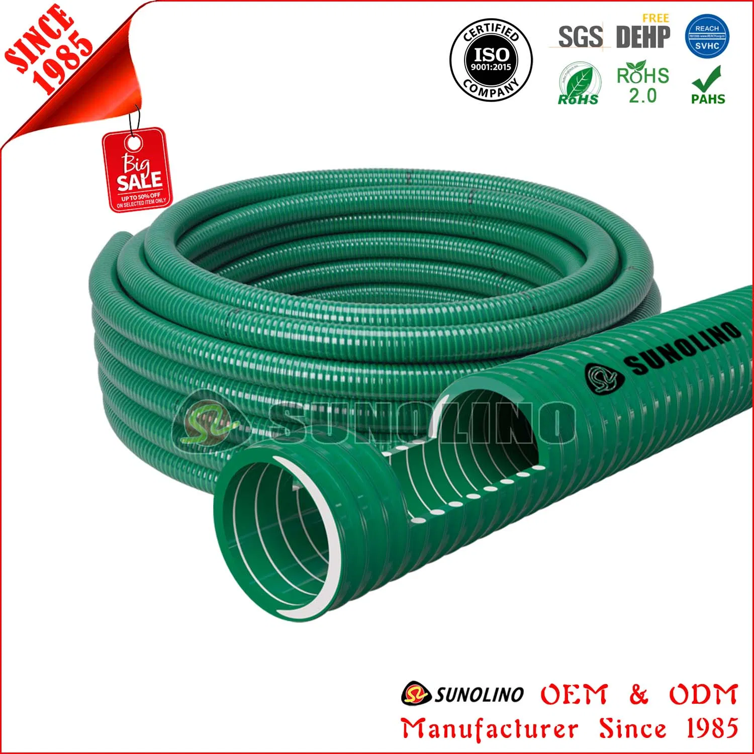 Transparent PVC Plastic Corrugated Water Suction Delivery Pipe with High Abrasion Resistant Transparent PVC Plastic Corrugated Water Suction Delivery Pipe with High Abrasion Resistant