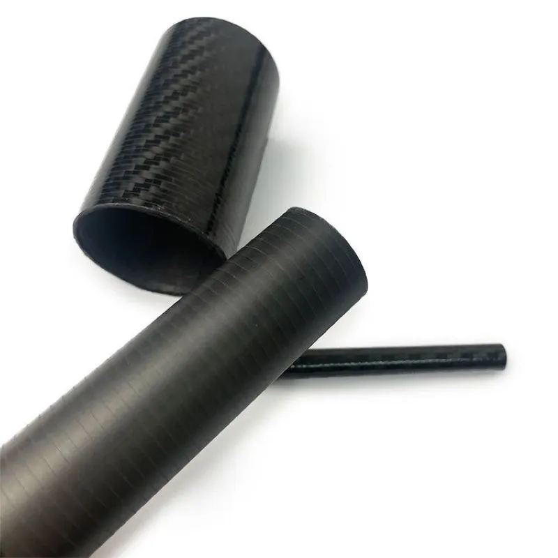 10mm-20mm Carbon Fiber Tube 3K Diagonal Matte High-Strength Carbon Fiber Tube