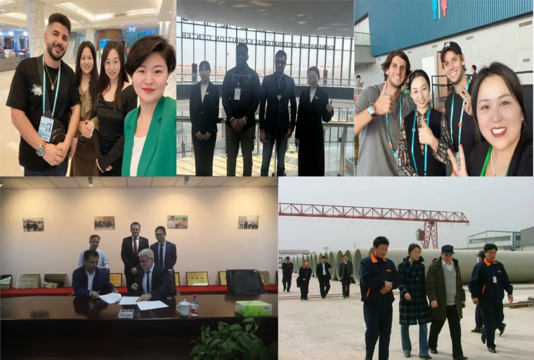 Suitable for Underground or Above-Ground Installation FRP Pipes for Environmentay Irrigation Water Pipes