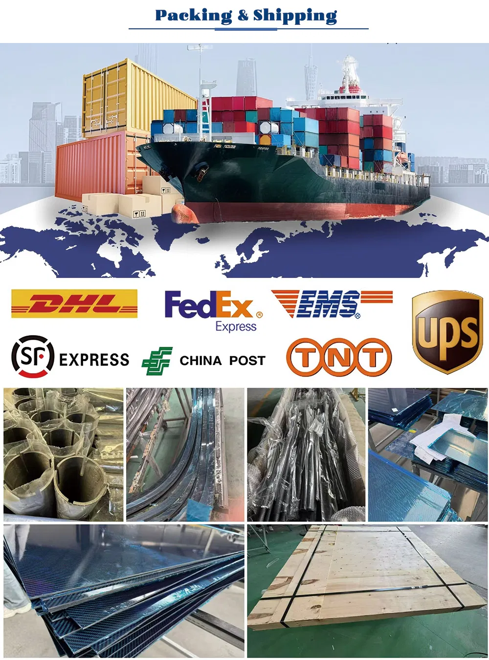 Square/Rectangular Carbon Fiber Tube for Robotics and Fpv Drones