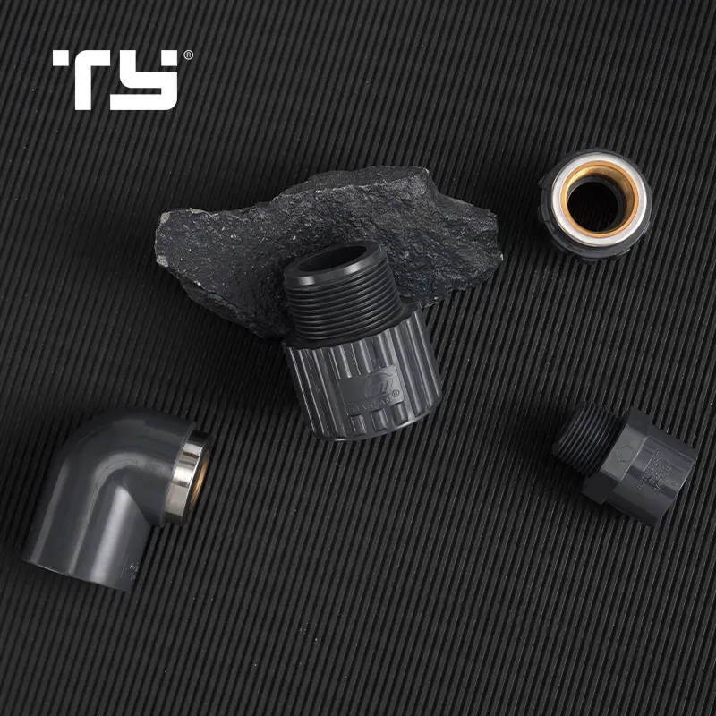 ASTM Sch80 CPVC / PVC Plastic Cap High Pressure Pipe for Hot and Cold Water Offer OEM (tee elbow adapter)