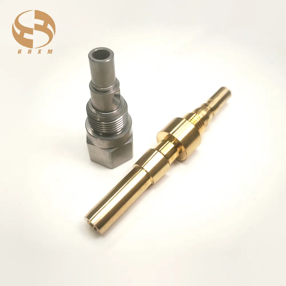 CNC Machined Brass Compression Fittings for Hydraulic Systems with ISO 9001 Certification