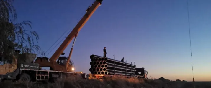 ERW Welded Ms Steel Epoxy Power Coated Pipes