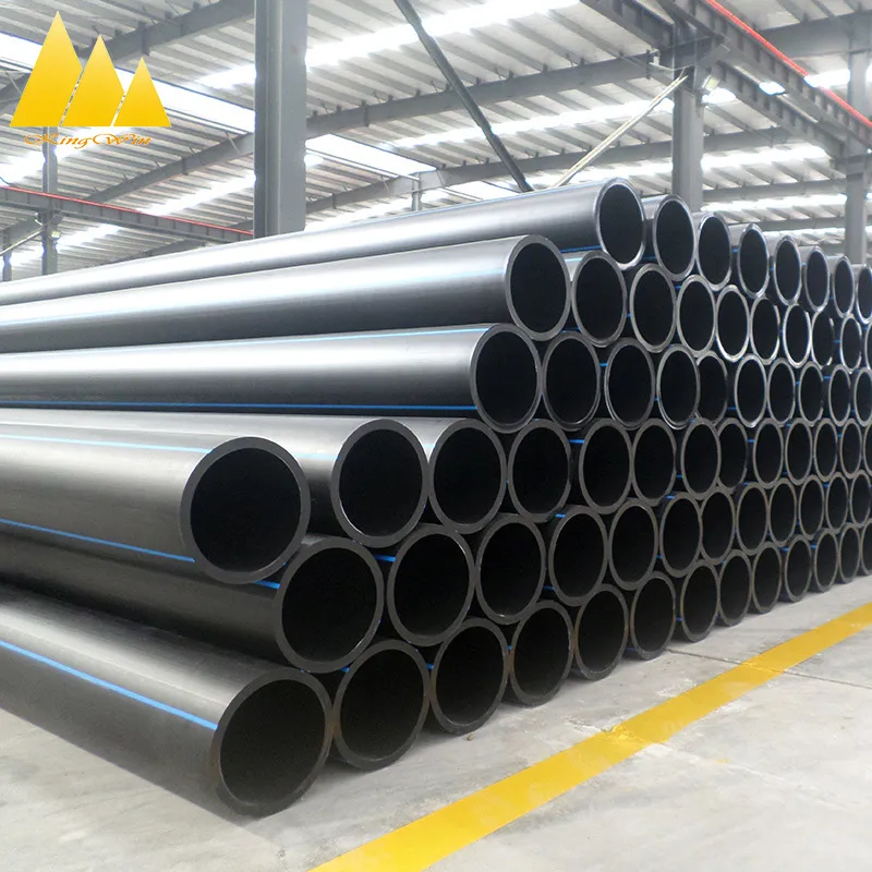 Black High Density Polyethylene HDPE Pipe Water Tubing of Plumbing Materials Black High Density Polyethylene HDPE Pipe Water Tubing of Plumbing Materials