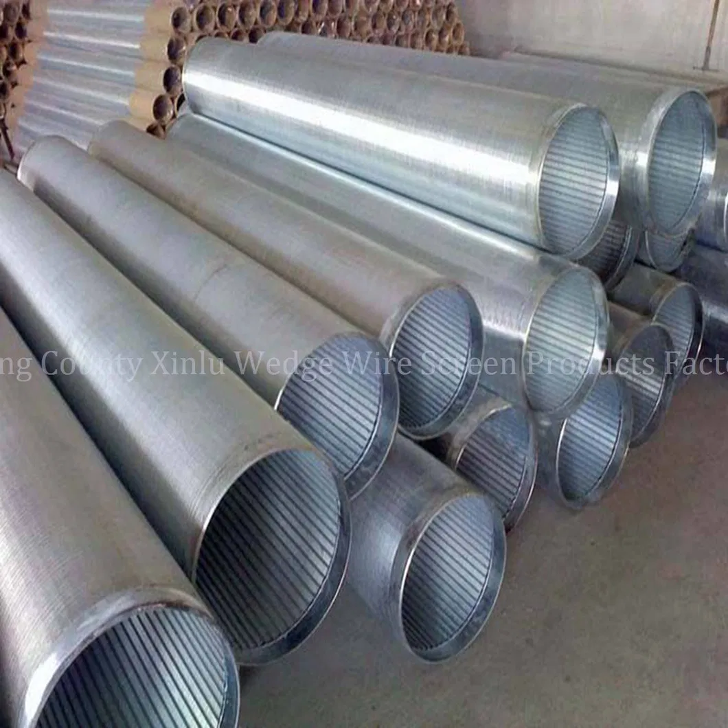 Galvanized Q195 Q135 Wire Wrapped Water Well Screen Pipe