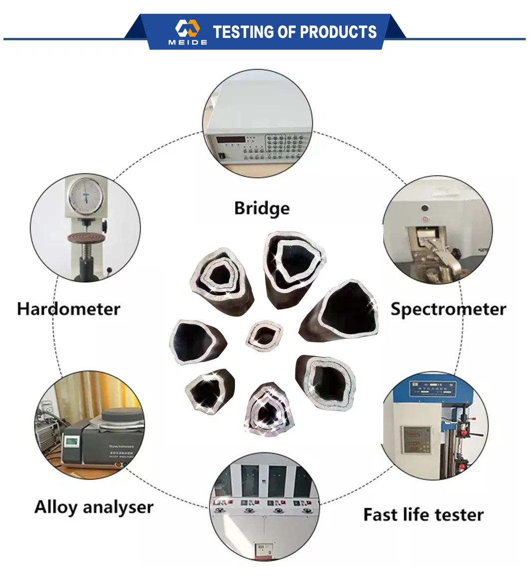 China Factory S355 Q335 St52 20# Special-Shaped Steel Tube Flower Shaped Seamless Steel Pipe for Pto Drive Shaft