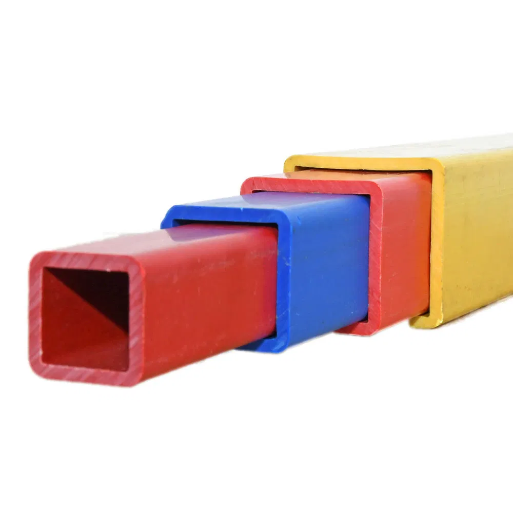Customizable 19X19 Plastic Square Tubes Durable Straight Type with Smooth Surface