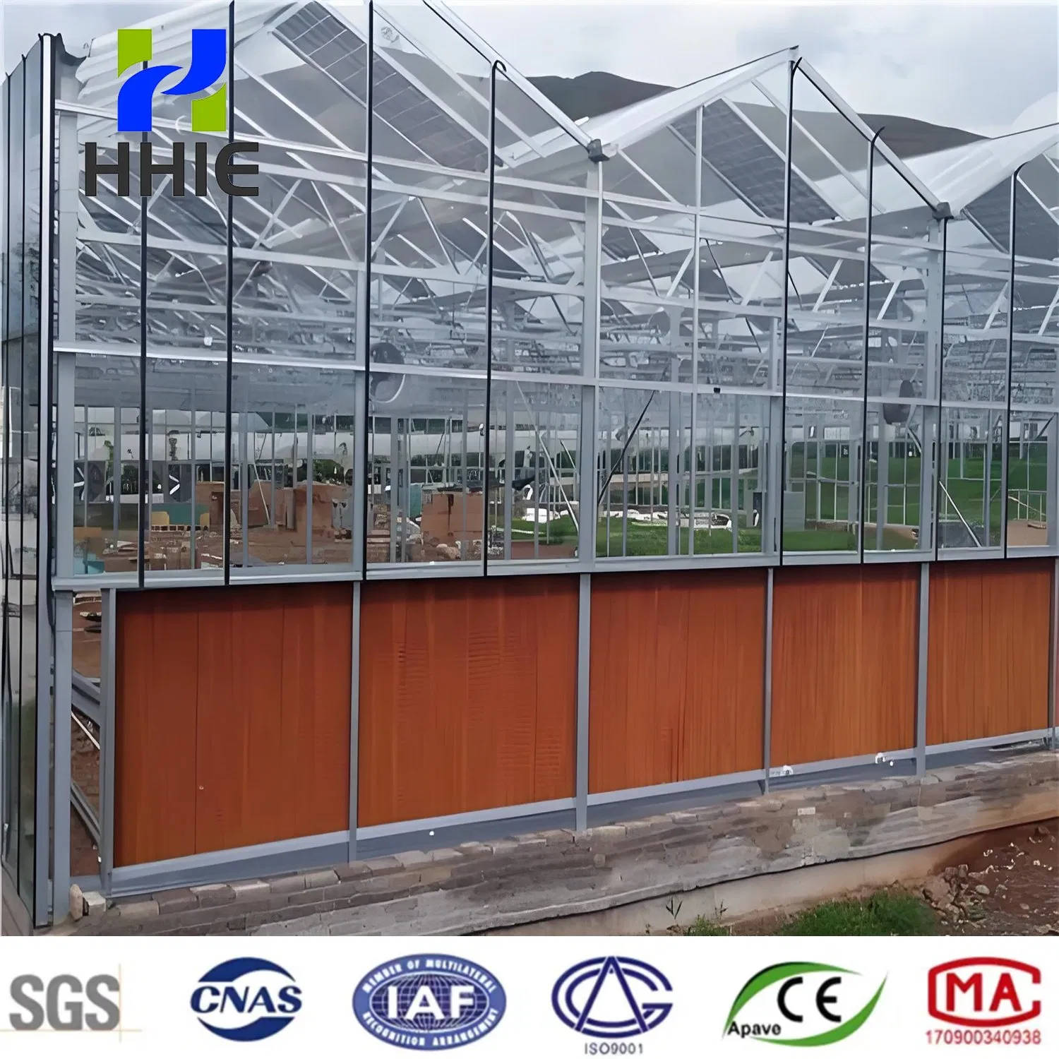 Greenhouse Glass Electric Greenhouse Machine Large Glass Smart PVC Garden Agricultural Greenhouses G