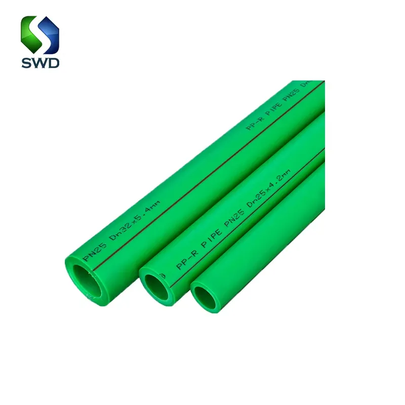 Drinking Water PPR Pipe Fittings 50mm Pressure Pipe