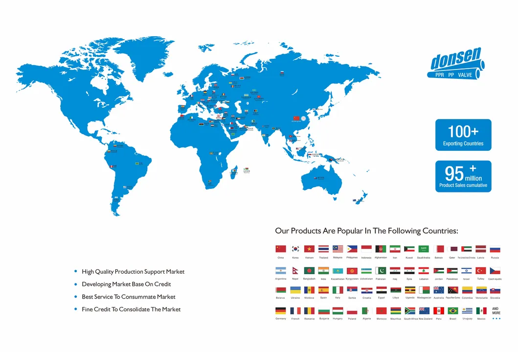 90 Equal Tee PP Compression Fittings Plastic Pipe Fitting