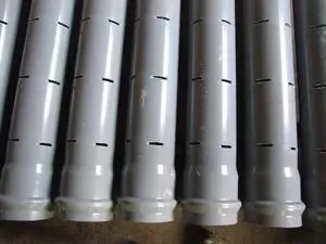 Factory Outlet Slotted PVC Borewell Filter and Screen Pipe PVC Casing Well Pipe