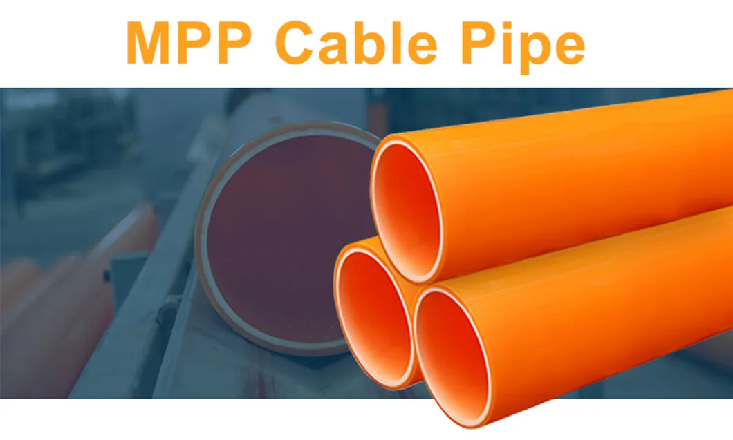 Resilient Mpp Power Cable Pipe for Electrical Use