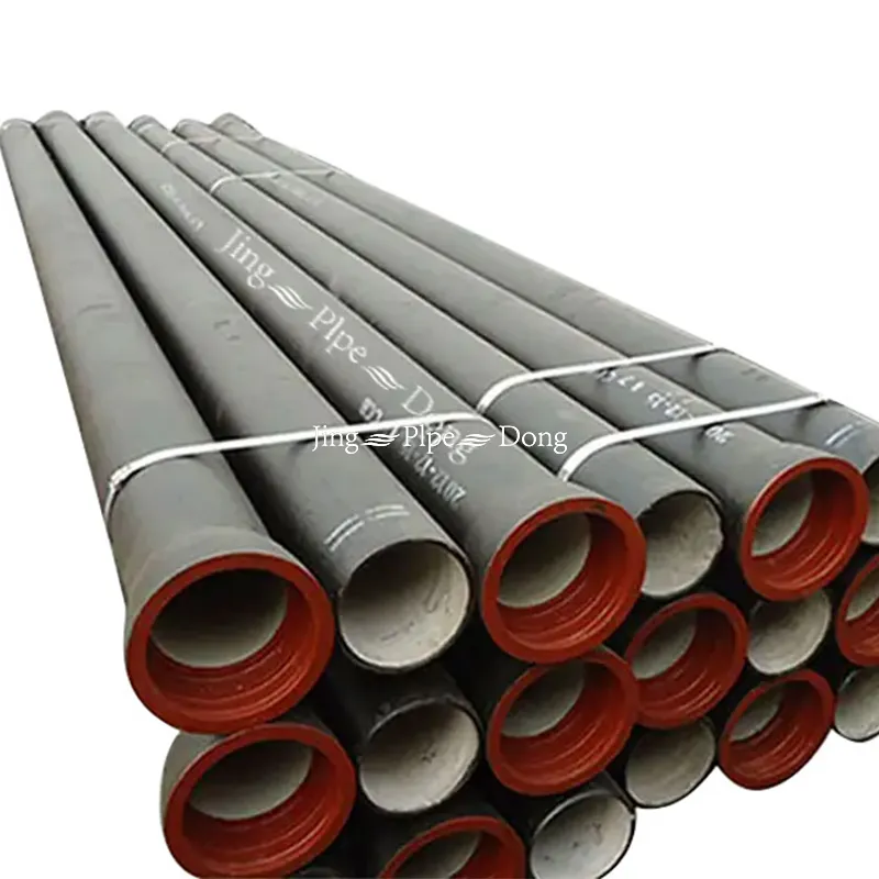 Ductile Cast Iron Water Pipe Weight Per Meter ISO2531 300mm 800mm Black Ductile Iron Pipe