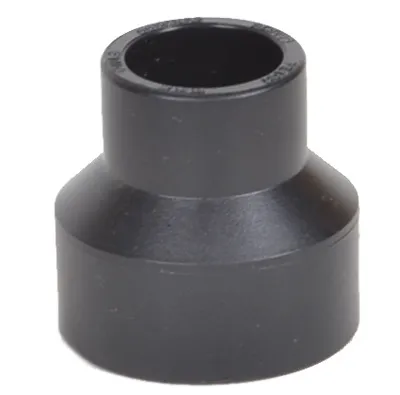 High Quality Plastic Pipe Reducer HDPE Socket Fusion Reducer PE Pipe Fitting for Water Pipe