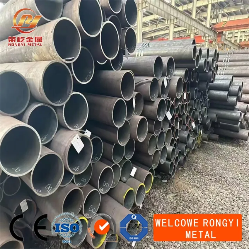 High Quality A36 Ss400 S235jr S355j2 Q235B Q345b St37 A572 Seamless Carbon Steel Pipe