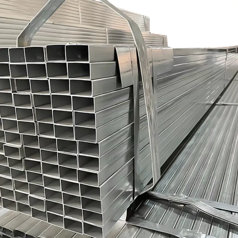 Zinc-Coated Gi Square Steel Pipe and Tube Pre-Galvanized Hollow Section ANSI Standard with Cutting B