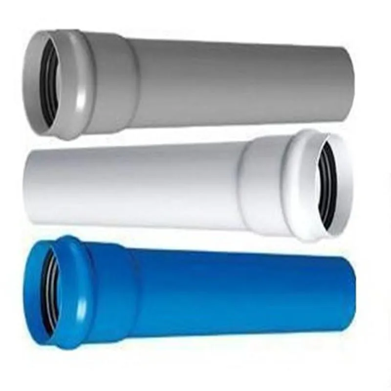 Rubber Ring Joints and Solvent Cement Joints Plastic Water Pipe White/Gray PVC/UPVC/MPVC Pipe for Wa
