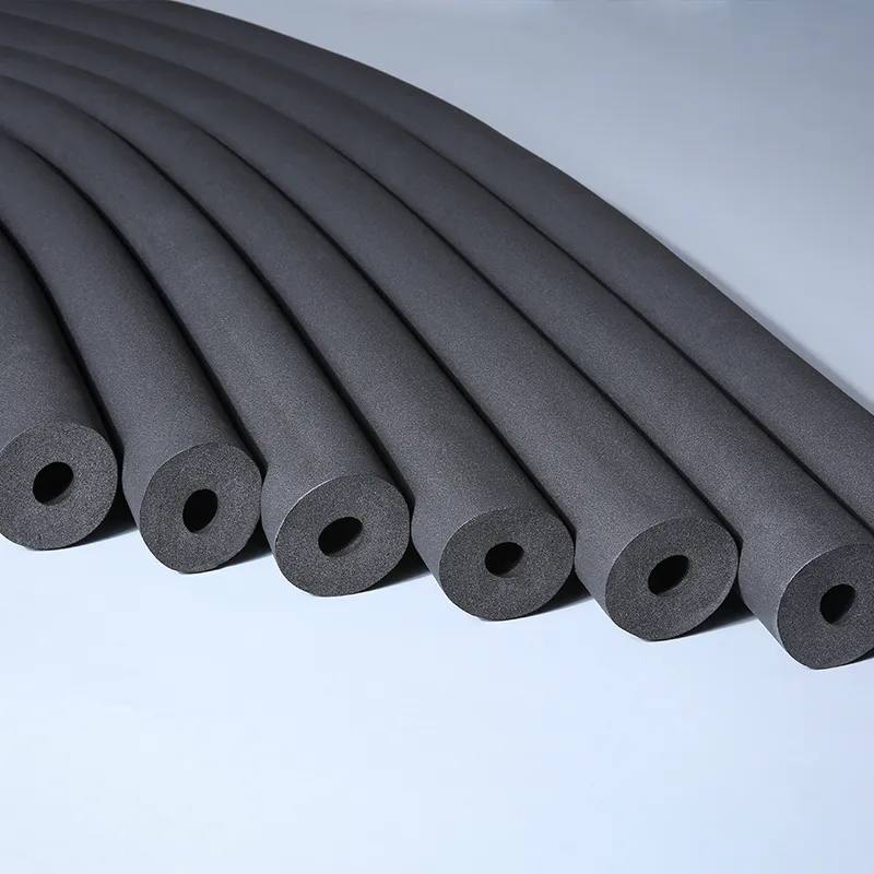 Hot Selling Foamed NBR PVC Rubber Foam Insulation Pipe Thermal Insulation Foam Pipes for Air Conditi