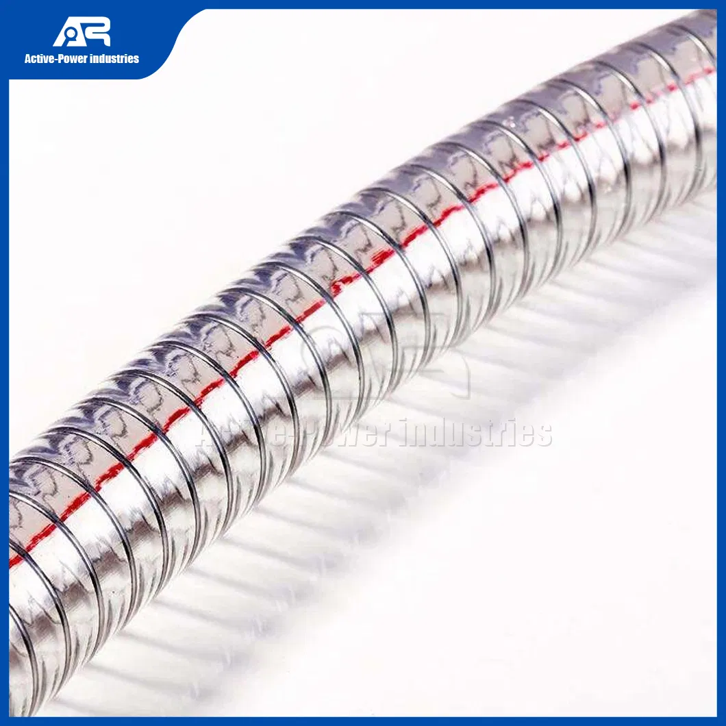 Plastic Pipe Fitting Distributor Food Grade PVC Steel Wire Reinforced Hose China Anti Static Transpa