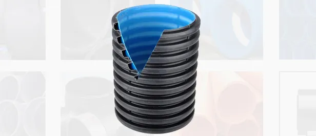 Double Wall Pipe Drainage Corrugated Sewage PVC HDPE Plastic Tube