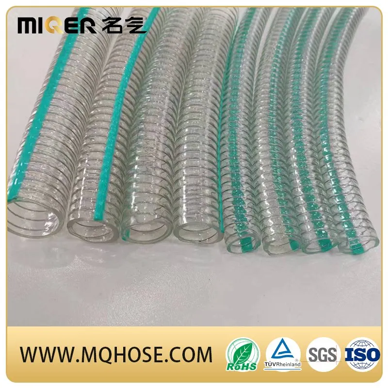 2-1/4" Food Industry PVC Steel Wire Spring Water Suction Hose Pipe