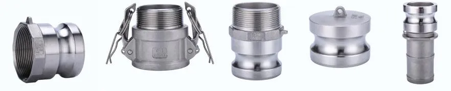 Type B Female Coupler Male Thread Stainless Steel Hose End Coupling Camlock Fitting