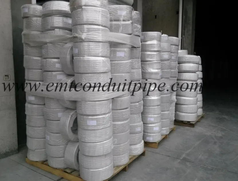 1/2 Inch Grey Non-Metallic PVC Liquid Tight Flexible Conduit Electrical Corrugated Pipe