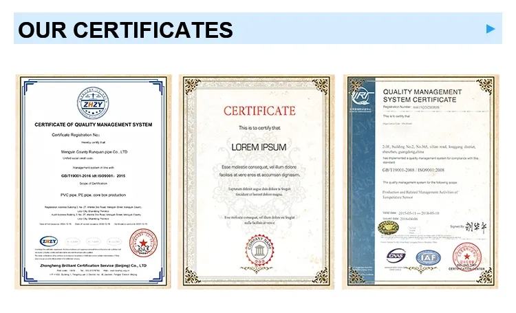 Cold and Hot Water General PVC Pipe Large Diameter PVC Pipe