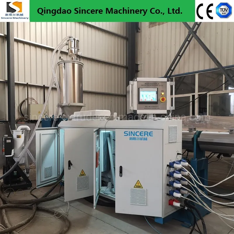 Double Wall Spiral Pipe Production Line From HDPE